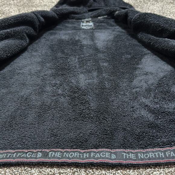 The North Face women’s Oslo zip up hoodie jacket fuzzy black Medium - Picture 9 of 12